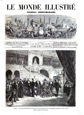 Le monde illustré Samstag 15. August 1874