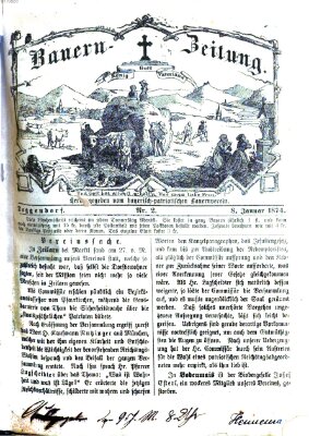 Bauern-Zeitung Donnerstag 8. Januar 1874