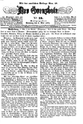 Der Grenzbote Sonntag 3. Mai 1874