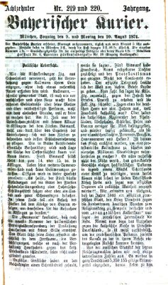 Bayerischer Kurier Montag 10. August 1874