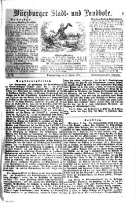 Würzburger Stadt- und Landbote Donnerstag 8. Januar 1874