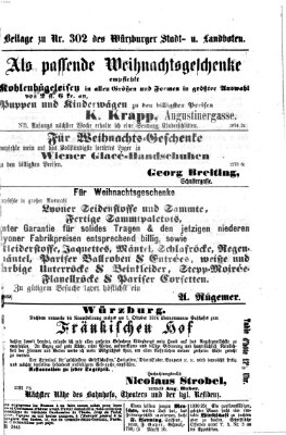 Würzburger Stadt- und Landbote Samstag 19. Dezember 1874