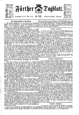 Fürther Tagblatt Donnerstag 21. Mai 1874