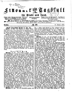 Lindauer Tagblatt für Stadt und Land Samstag 31. Januar 1874