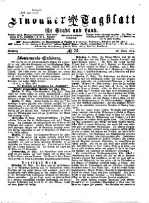 Lindauer Tagblatt für Stadt und Land Sonntag 29. März 1874