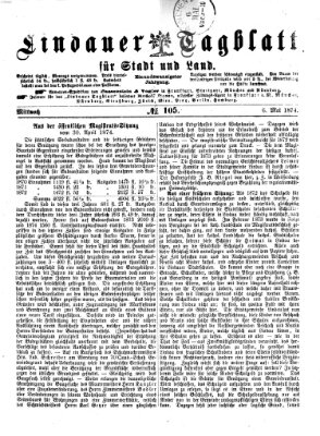 Lindauer Tagblatt für Stadt und Land Mittwoch 6. Mai 1874