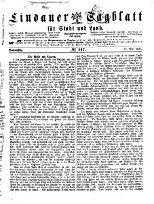 Lindauer Tagblatt für Stadt und Land Donnerstag 21. Mai 1874