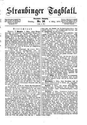 Straubinger Tagblatt Sonntag 8. März 1874