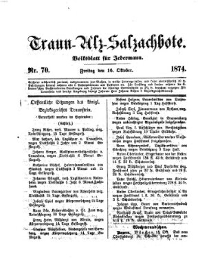 Traun-Alz-Salzachbote Freitag 16. Oktober 1874