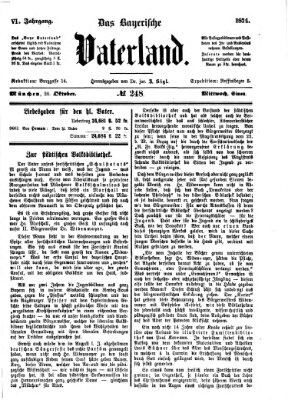 Das bayerische Vaterland Mittwoch 28. Oktober 1874