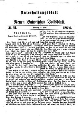 Neues bayerisches Volksblatt Montag 4. Mai 1874