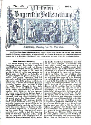 Illustrirte bayerische Volkszeitung Sonntag 29. November 1874