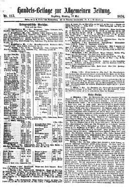 Allgemeine Zeitung Sonntag 10. Mai 1874