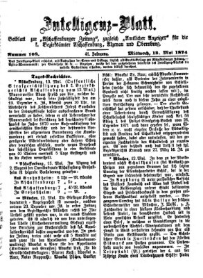 Aschaffenburger Zeitung Mittwoch 13. Mai 1874