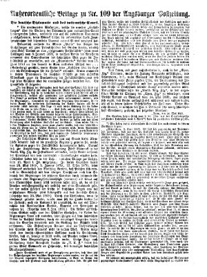 Augsburger Postzeitung Freitag 8. Mai 1874