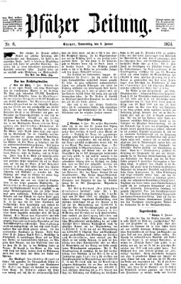 Pfälzer Zeitung Donnerstag 8. Januar 1874