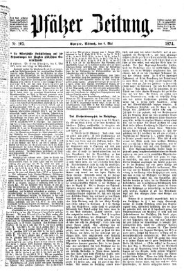 Pfälzer Zeitung Mittwoch 6. Mai 1874