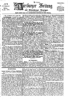 Neue Würzburger Zeitung Freitag 2. Januar 1874