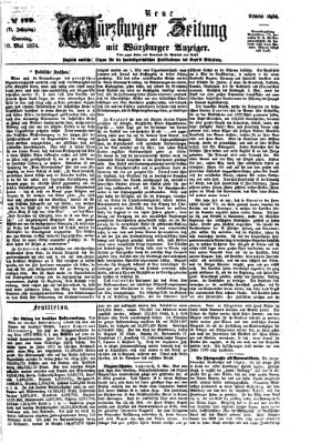 Neue Würzburger Zeitung Sonntag 10. Mai 1874
