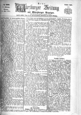 Neue Würzburger Zeitung Montag 11. Mai 1874