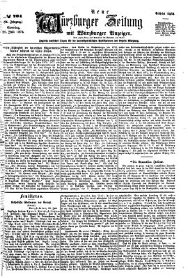 Neue Würzburger Zeitung Sonntag 26. Juli 1874