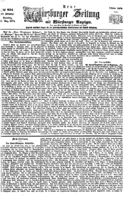 Neue Würzburger Zeitung Dienstag 25. August 1874