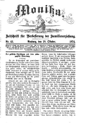 Katholische Schulzeitung (Bayerische Schulzeitung) Mittwoch 28. Oktober 1874