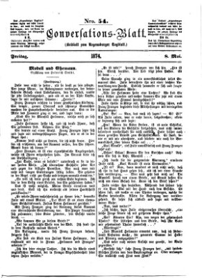 Regensburger Conversations-Blatt (Regensburger Tagblatt) Freitag 8. Mai 1874