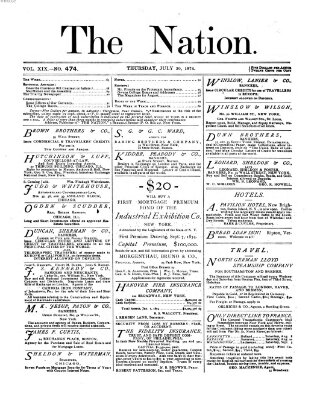 The nation Donnerstag 30. Juli 1874