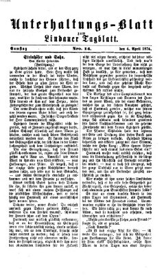 Lindauer Tagblatt für Stadt und Land Samstag 4. April 1874