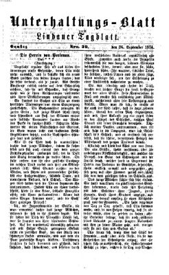Lindauer Tagblatt für Stadt und Land Samstag 26. September 1874