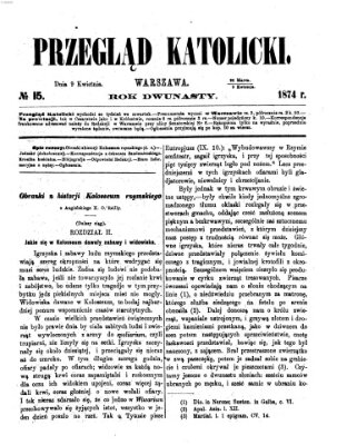 Przegląd Katolicki Donnerstag 9. April 1874