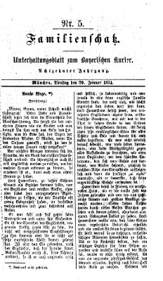Familienschatz (Bayerischer Kurier) Dienstag 20. Januar 1874
