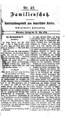 Familienschatz (Bayerischer Kurier) Freitag 29. Mai 1874