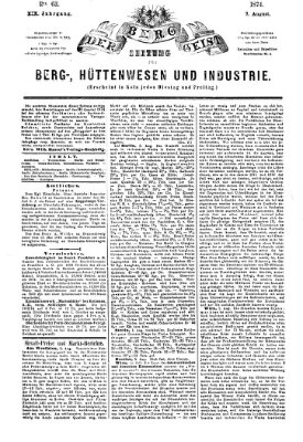 Der Berggeist Freitag 7. August 1874