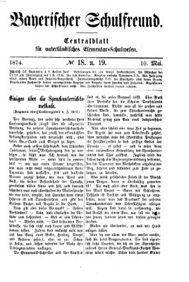 Bayerischer Schulfreund Sonntag 10. Mai 1874