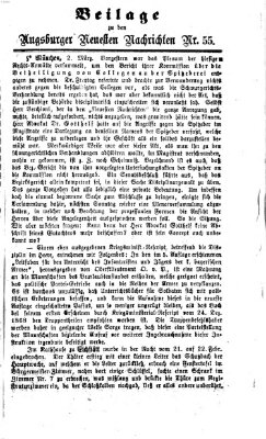 Augsburger neueste Nachrichten Donnerstag 5. März 1874