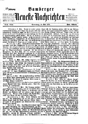 Bamberger neueste Nachrichten Sonntag 10. Mai 1874
