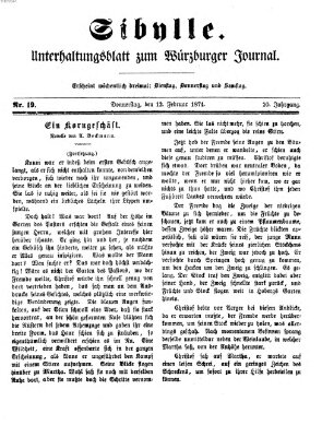 Sibylle (Würzburger Journal) Donnerstag 12. Februar 1874