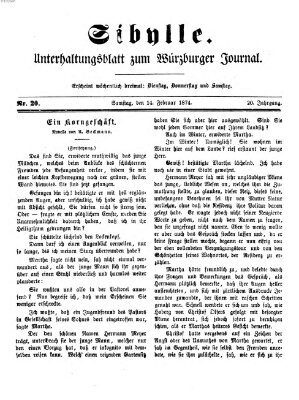 Sibylle (Würzburger Journal) Samstag 14. Februar 1874