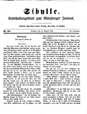 Sibylle (Würzburger Journal) Samstag 29. August 1874