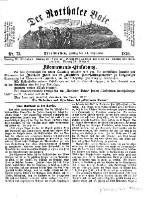 Rottaler Bote Freitag 24. September 1875
