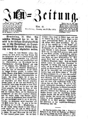 Inn-Zeitung Sonntag 23. Mai 1875