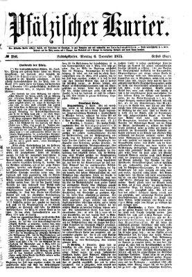 Pfälzischer Kurier Montag 6. Dezember 1875