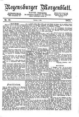 Regensburger Morgenblatt Dienstag 4. Mai 1875