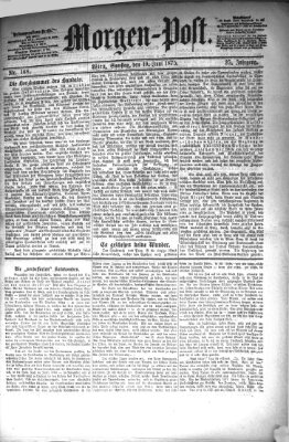 Morgenpost Samstag 19. Juni 1875