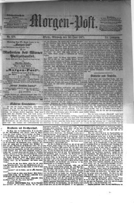 Morgenpost Mittwoch 30. Juni 1875