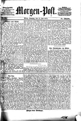 Morgenpost Sonntag 11. Juli 1875