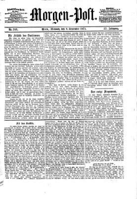 Morgenpost Mittwoch 8. September 1875