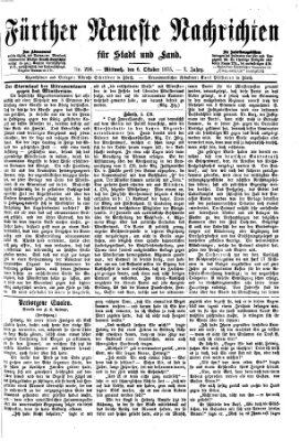 Fürther neueste Nachrichten für Stadt und Land (Fürther Abendzeitung) Mittwoch 6. Oktober 1875